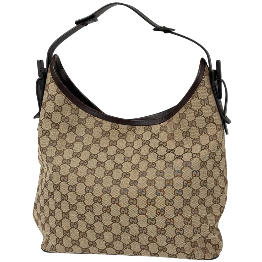 Gucci GG pattern shoulder bag, one-shoulder canvas, brown, 106242, women's.